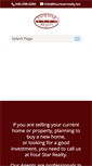 Mobile Screenshot of fourstarrealty.biz